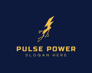 Electric Power Lightning logo design