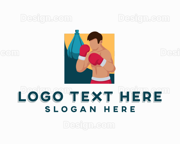 Sports Boxing Athlete Logo