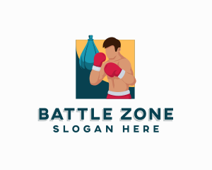 Sports Boxing Athlete logo