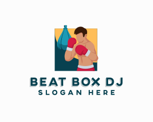 Sports Boxing Athlete logo design