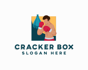 Sports Boxing Athlete logo design