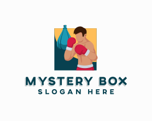 Sports Boxing Athlete logo design