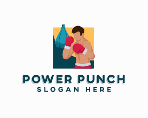 Sports Boxing Athlete logo