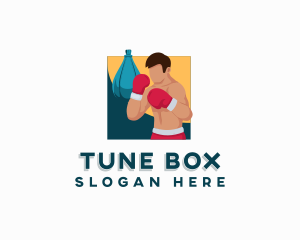 Sports Boxing Athlete logo design