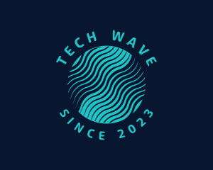 Digital Tech Wave logo design