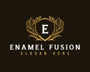 Elegant Crest Shield logo design