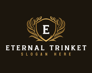 Elegant Crest Shield logo design