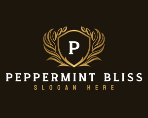 Elegant Crest Shield logo design