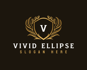 Elegant Crest Shield logo design