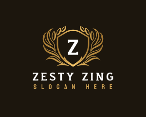 Elegant Crest Shield logo design