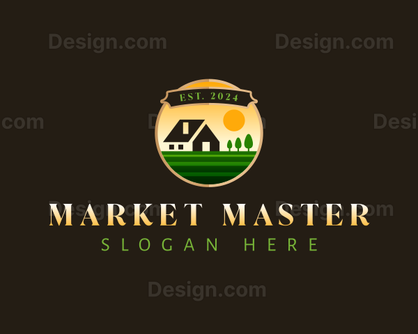 Garden Lawn Landscaping Logo