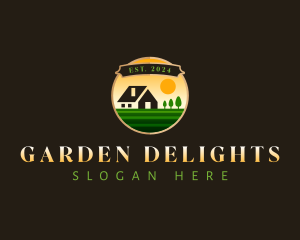 Garden Lawn Landscaping logo design