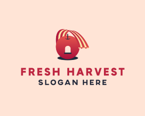 Farmer Apple Fruit Stall logo design