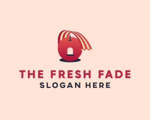 Farmer Apple Fruit Stall logo design