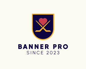 Hockey Team Banner logo design