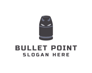 Demon Bullet Weapon logo design