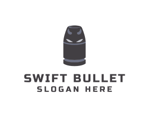 Demon Bullet Weapon logo design