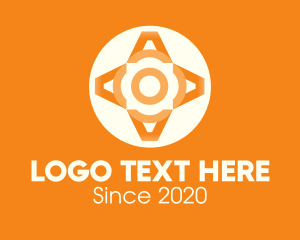 Orange Elegant Pattern logo