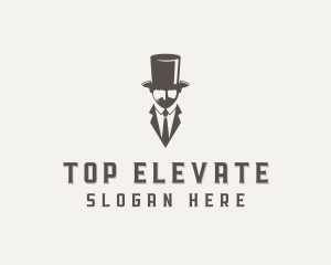 Top Hat Gentleman logo design