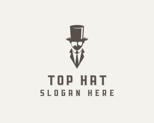 Top Hat Gentleman logo design