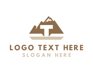 Mountain Outdoors Letter T logo