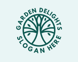 Tree Garden Horticulture logo design