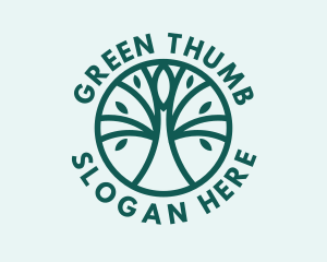 Tree Garden Horticulture logo design