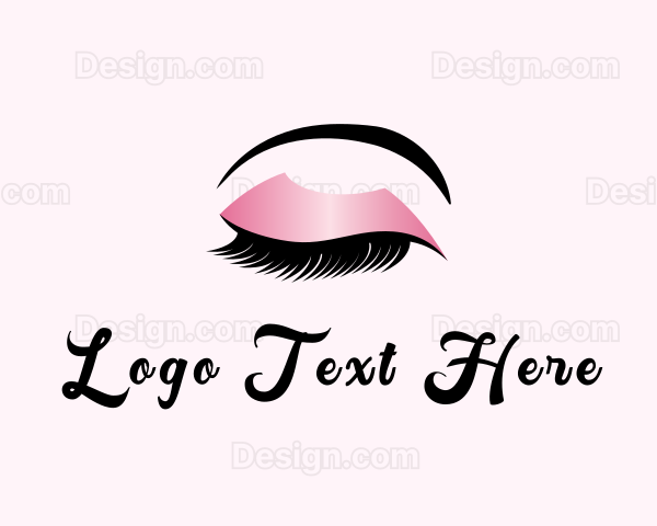 Eyelash Cosmetics Salon Logo