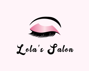 Eyelash Cosmetics Salon logo design