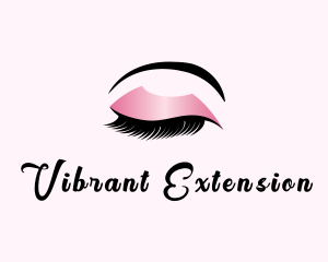 Eyelash Cosmetics Salon logo design