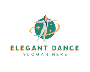 Male Dance Performer logo design