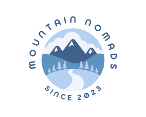 Mountain Resort Travel logo design