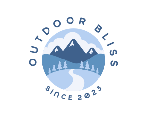 Mountain Resort Travel logo design