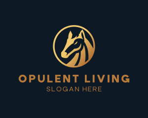 Professional Stallion Horse logo design