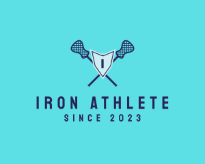 Lacrosse Shield Sports logo design