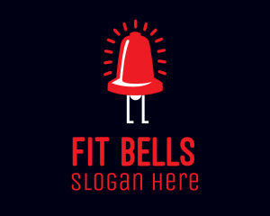 Bell Alarm Cartoon logo design