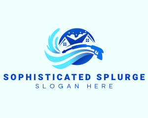 Splash Cleaning Sanitation logo design