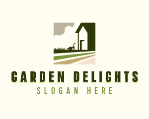 Grass Garden Landscaping logo design