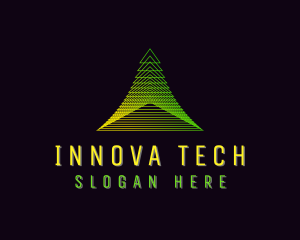 Pyramid Developer Tech logo design