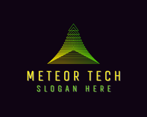 Pyramid Developer Tech logo design