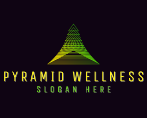 Pyramid Developer Tech logo design