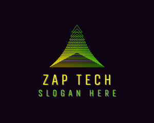 Pyramid Developer Tech logo design