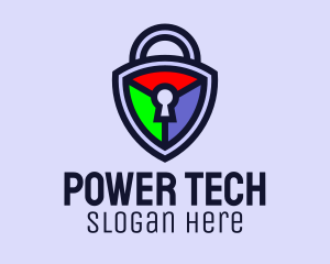 Shield Security Lock Logo