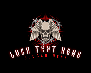 Skull Death Wing logo