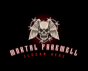 Skull Death Wing logo