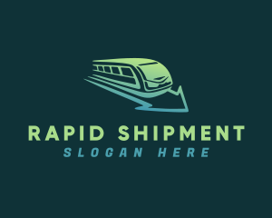 Fast Train Arrow logo design