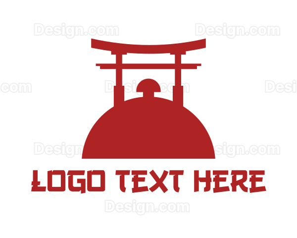 Japan Shrine Restaurant Logo