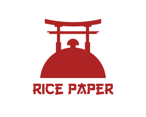 Japan Shrine Restaurant  logo design