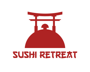 Japan Shrine Restaurant  logo design