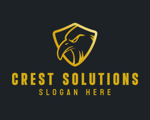 Wildlife Eagle Crest logo design